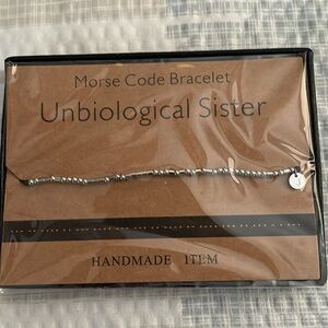 Morse code bracelet